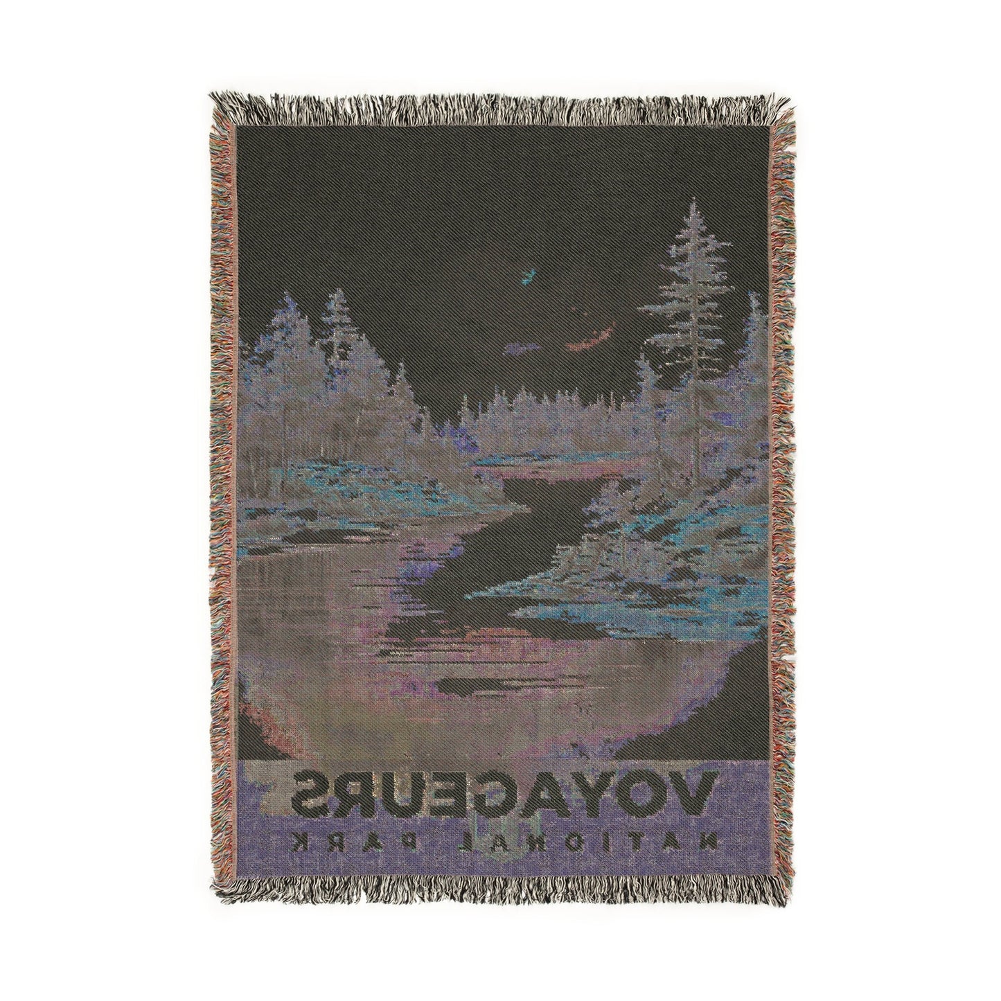 Voyageurs National Park Woven Blanket | S08