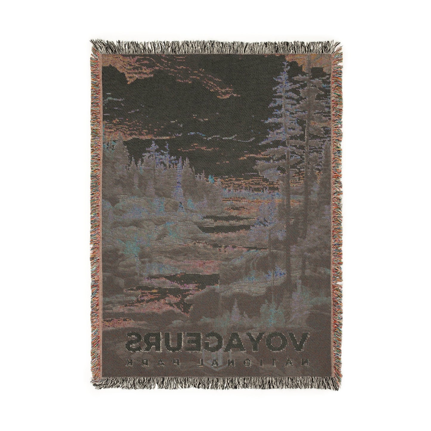 Voyageurs National Park Woven Blanket | S09