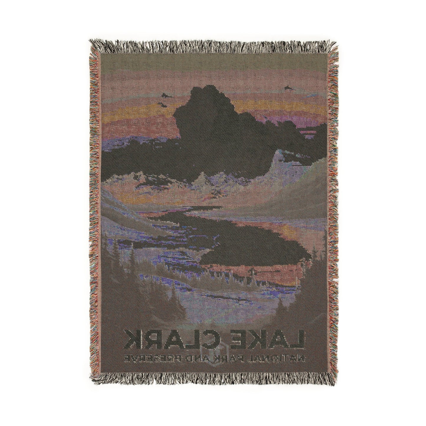 Lake Clark National Park Woven Blanket | S07