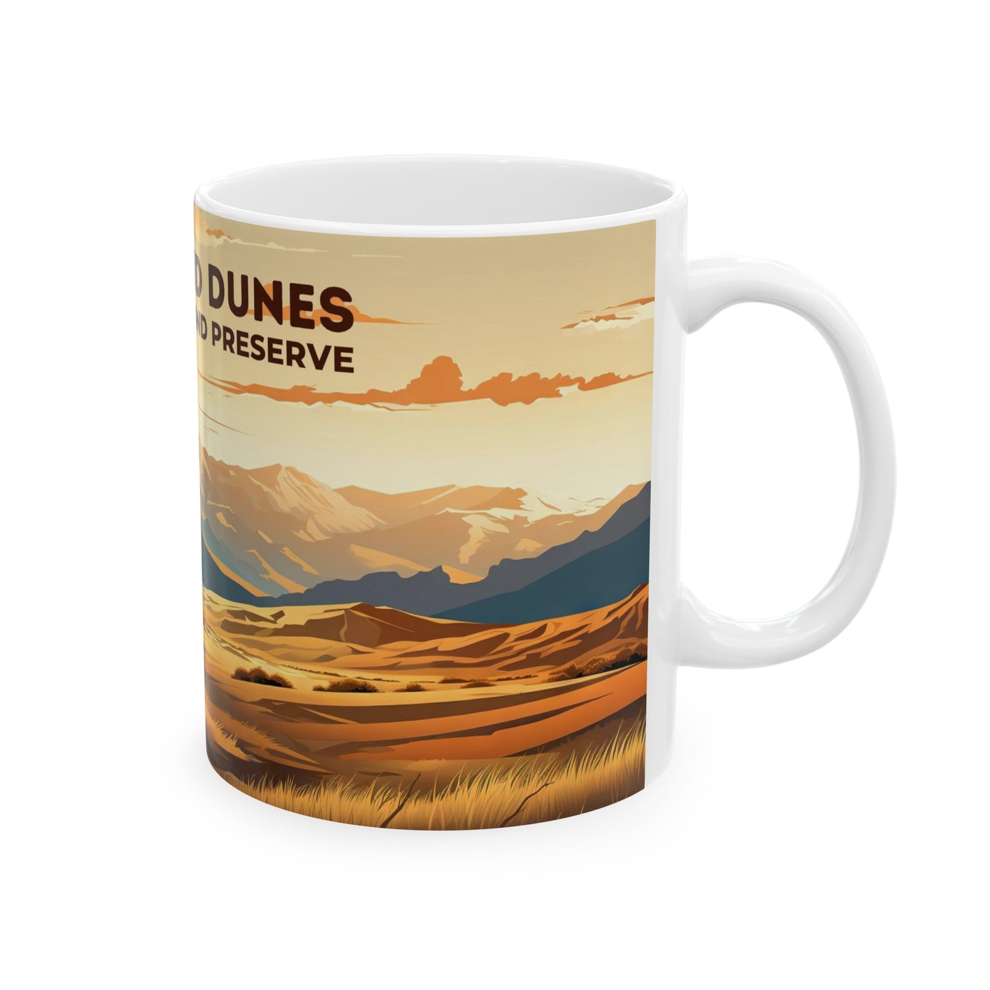 Great Sand Dunes National Park Mug | White Ceramic Mug (11oz, 15oz)