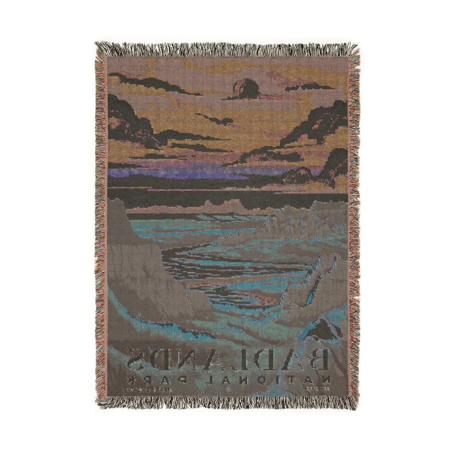 Badlands National Park Woven Blanket | S05