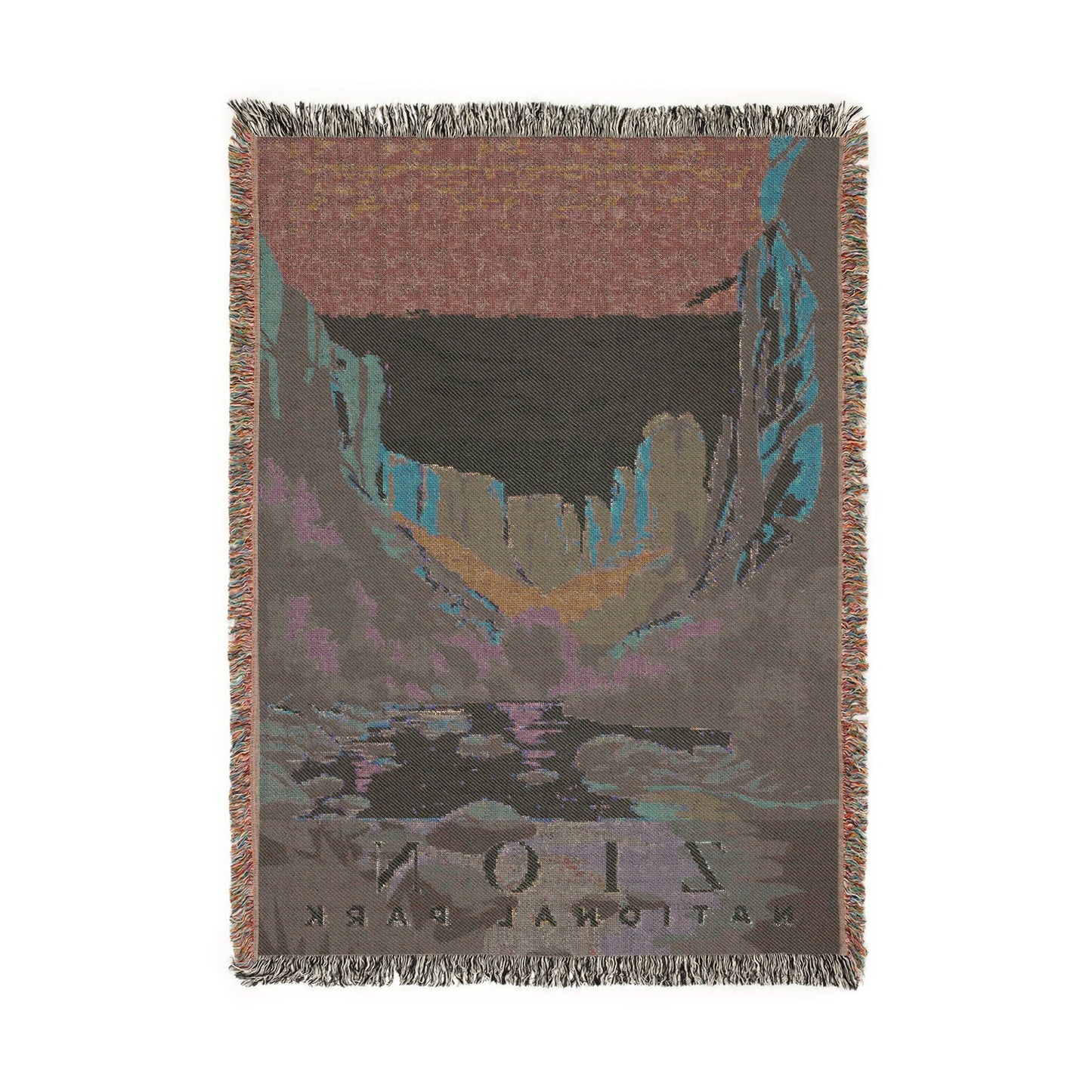 Zion National Park Woven Blanket | S01