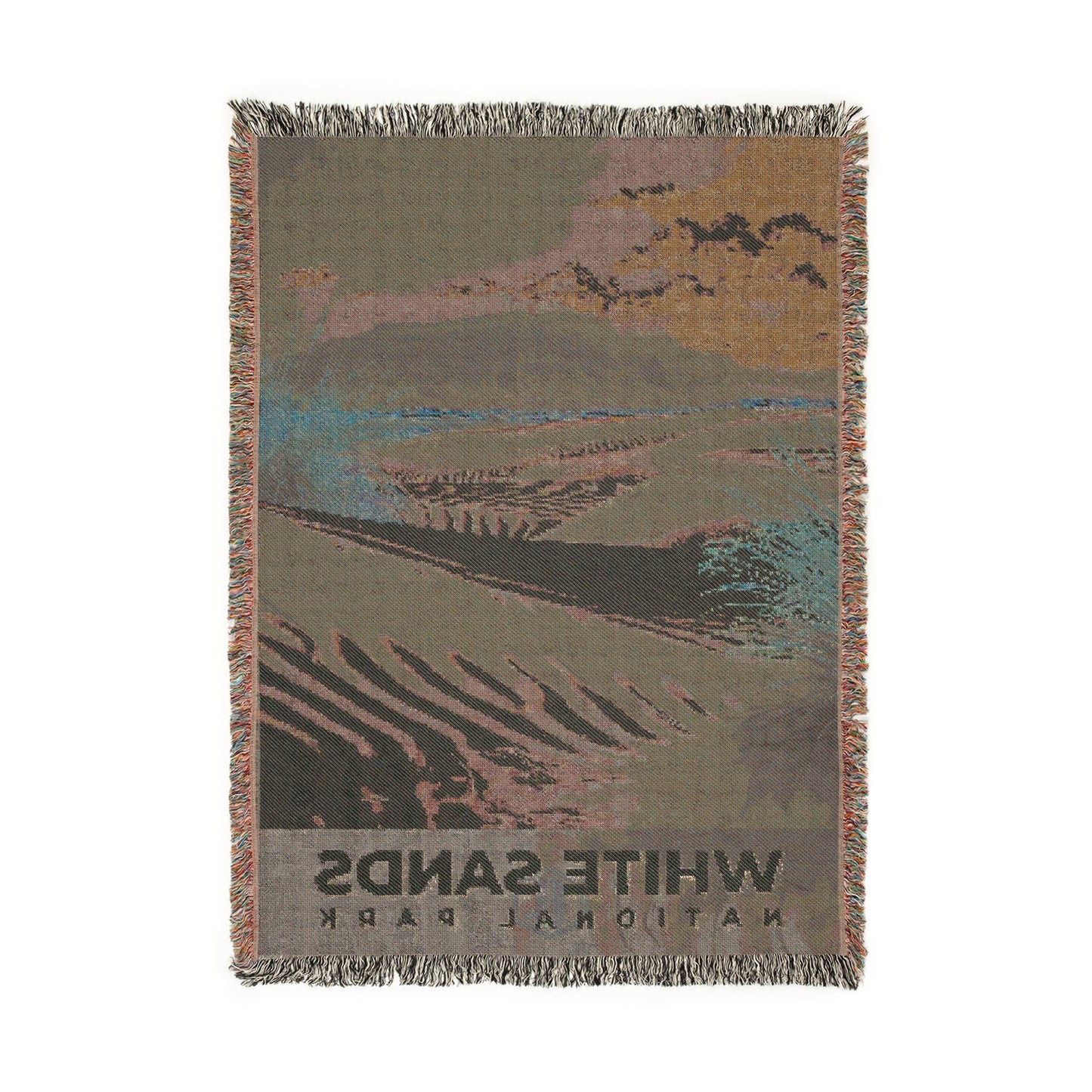 White Sands National Park Woven Blanket | S16