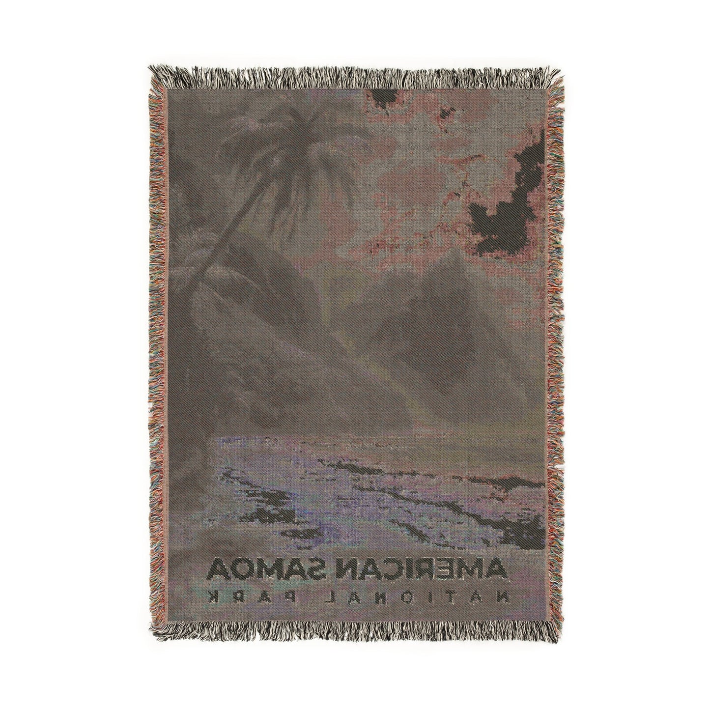 American Samoa National Park Woven Blanket | S12