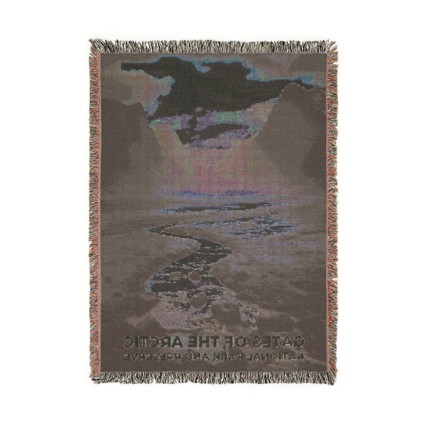 Gates of the Arctic National Park Woven Blanket | S10