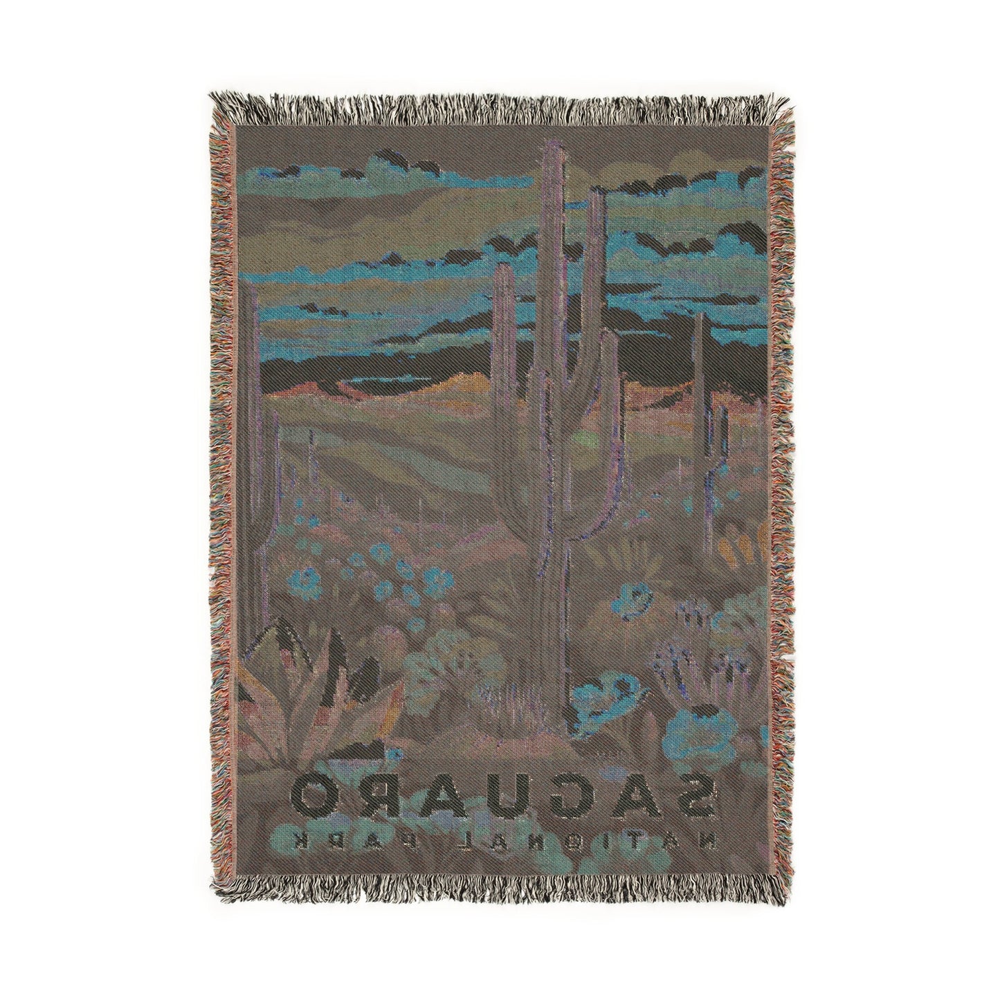 Saguaro National Park Woven Blanket | S11