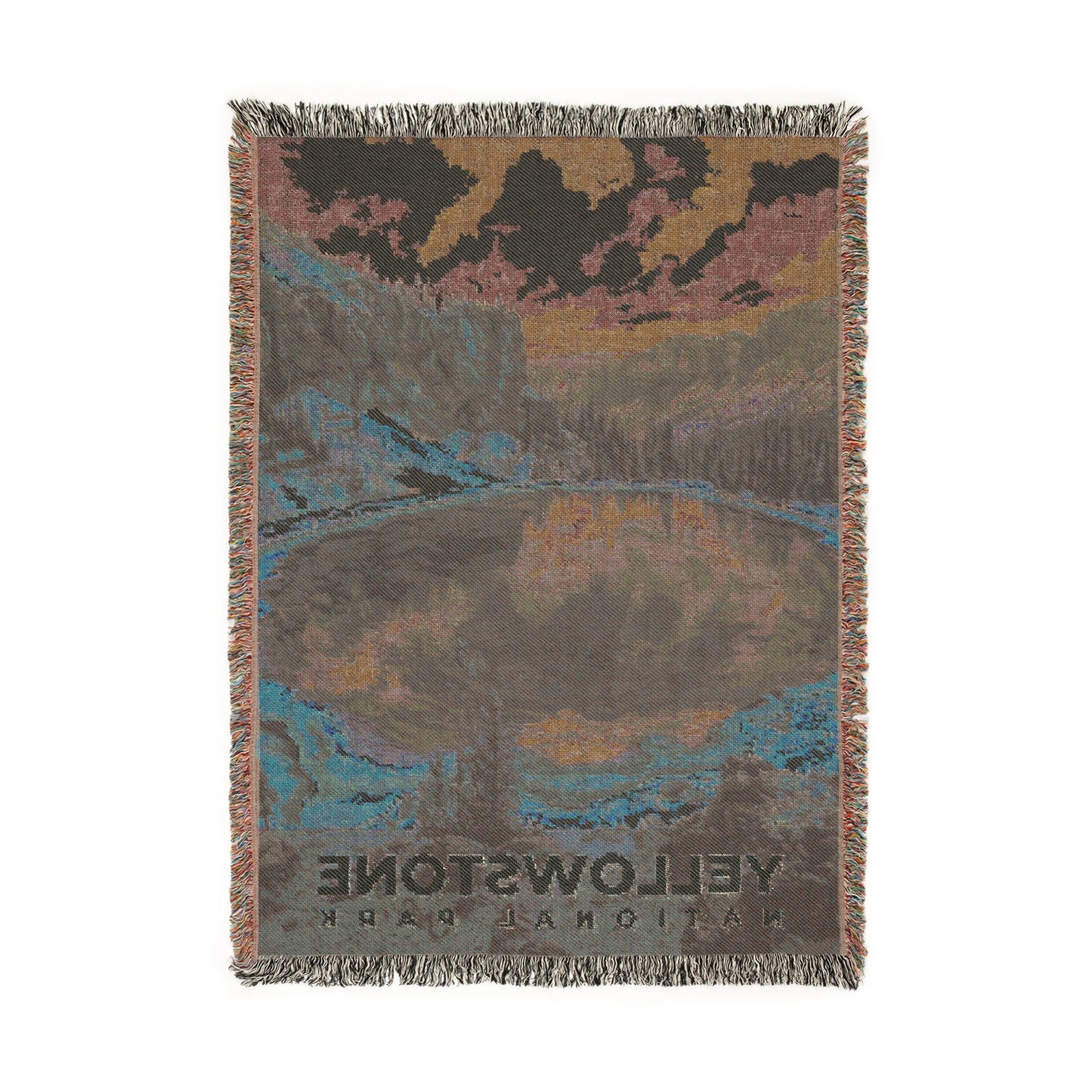 Yellowstone National Park Woven Blanket | S18
