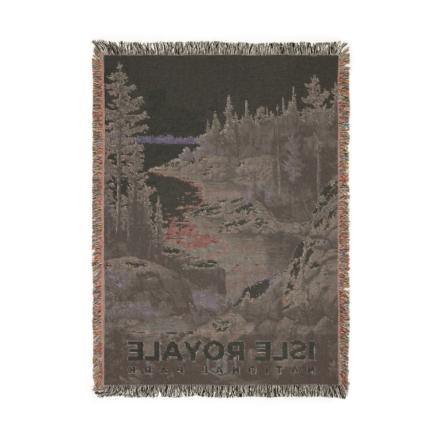 Isle Royale National Park Woven Blanket | S17