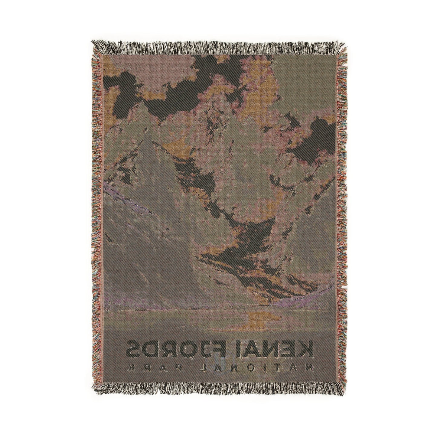 Kenai Fjords National Park Woven Blanket | S13
