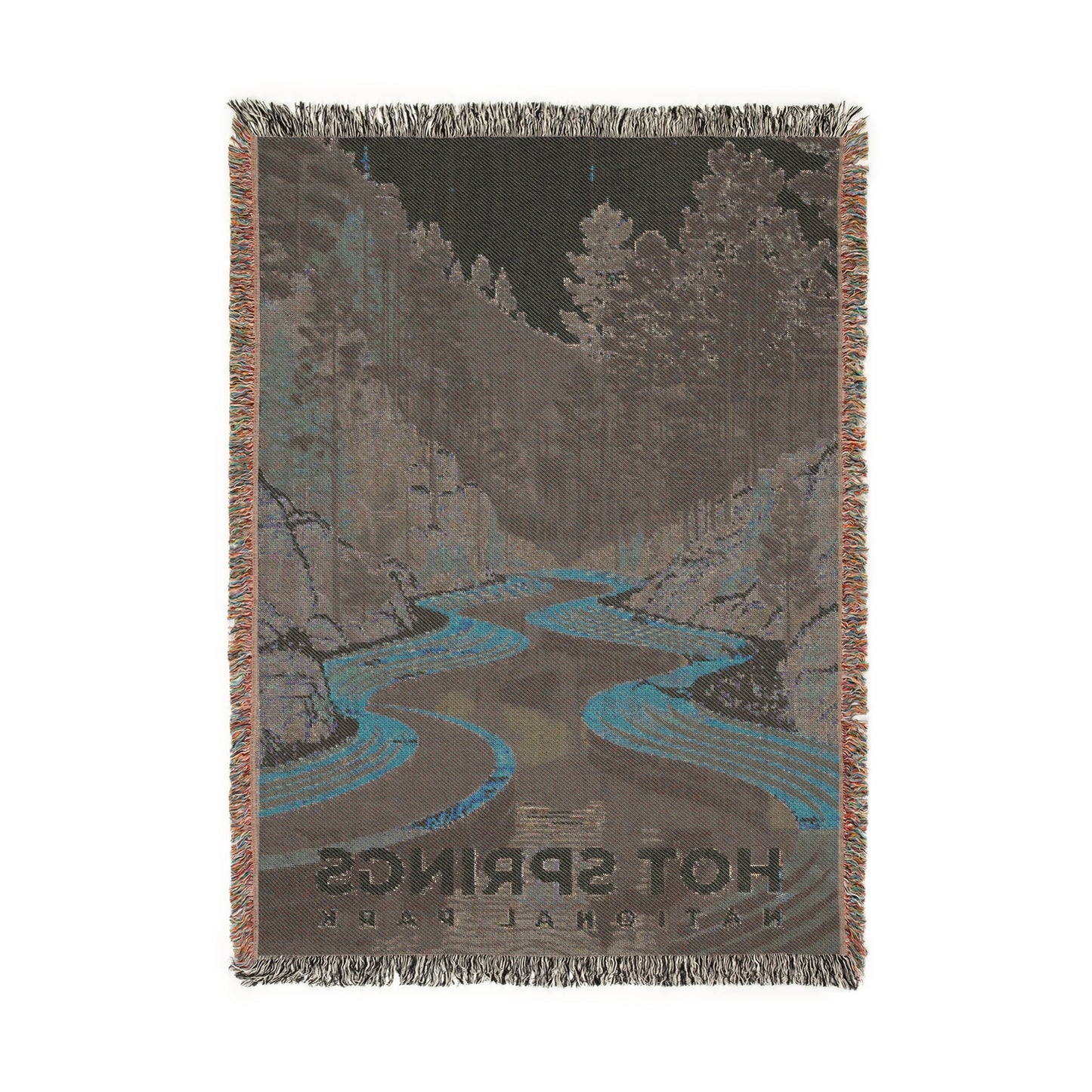 Hot Springs National Park Woven Blanket | S19