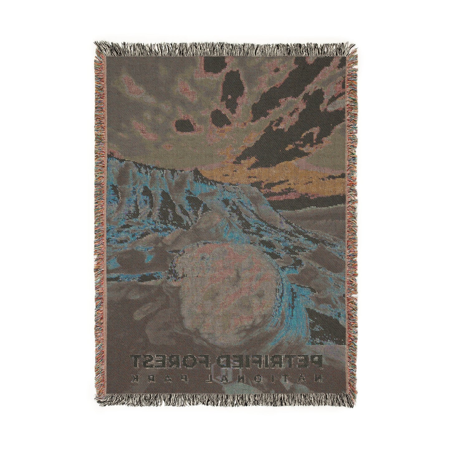 Petrified Forest National Park Woven Blanket | S10