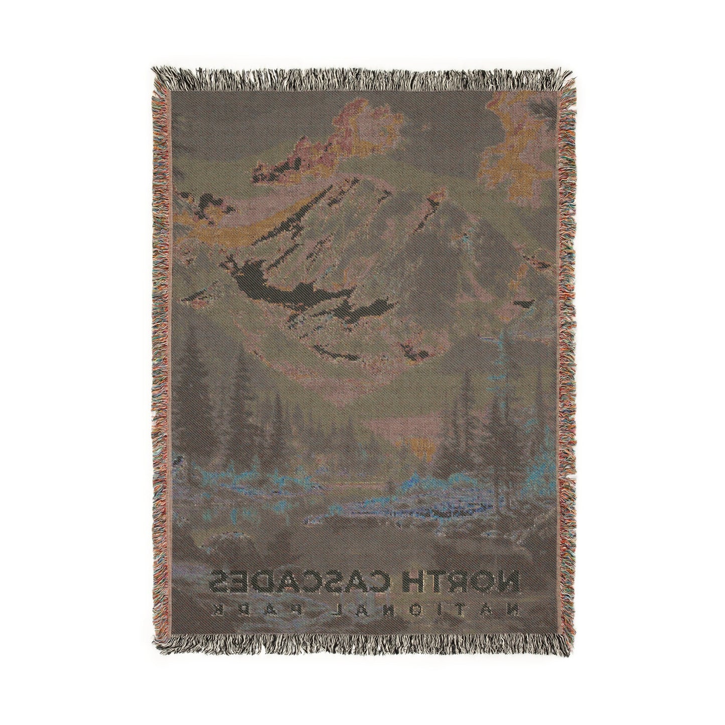 North Cascades National Park Woven Blanket | S16