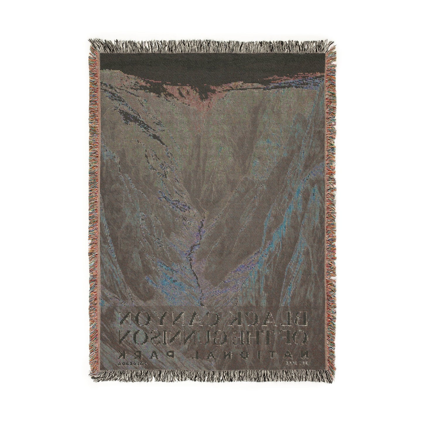 Black Canyon of the Gunnison National Park Woven Blanket | S02