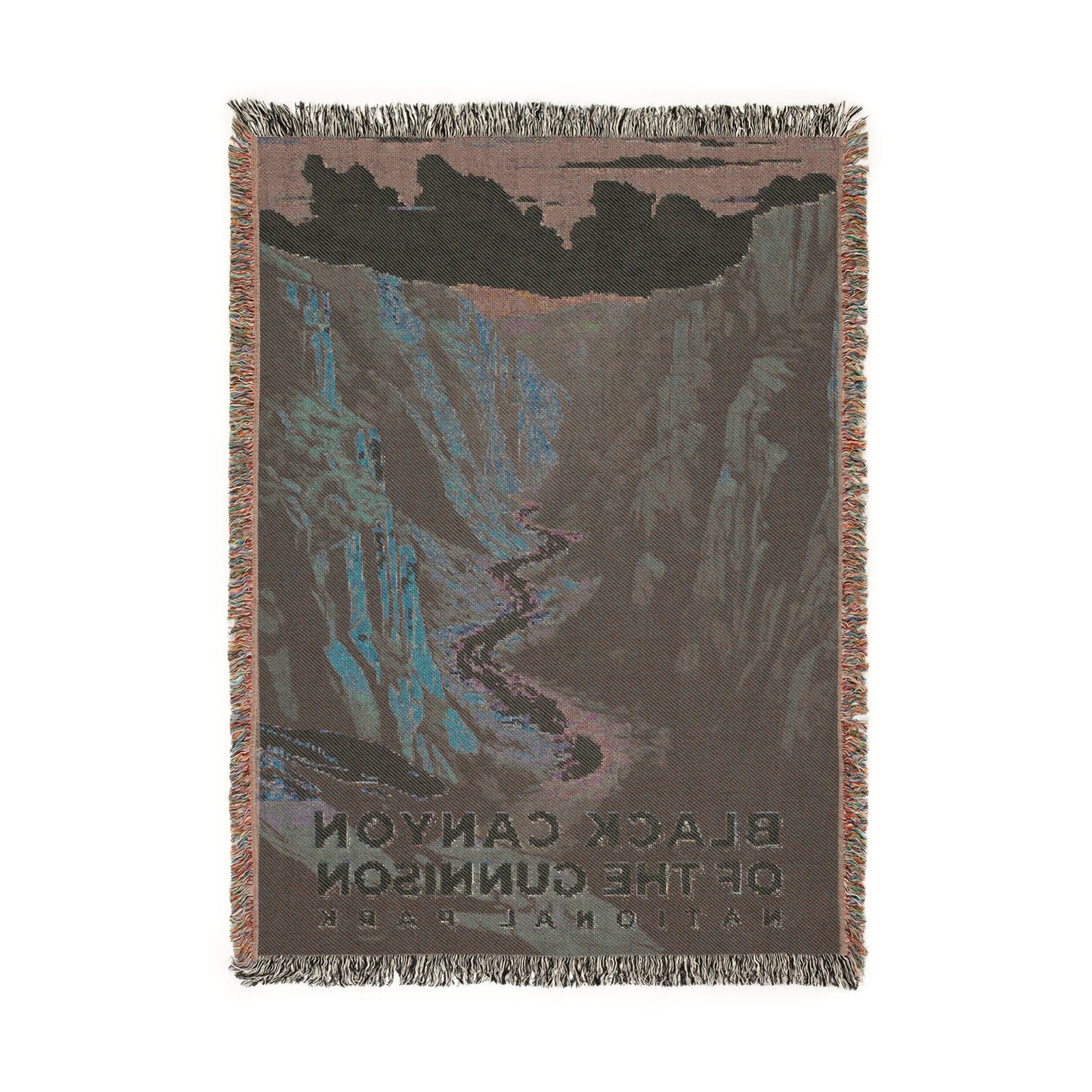 Black Canyon of the Gunnison National Park Woven Blanket | S07