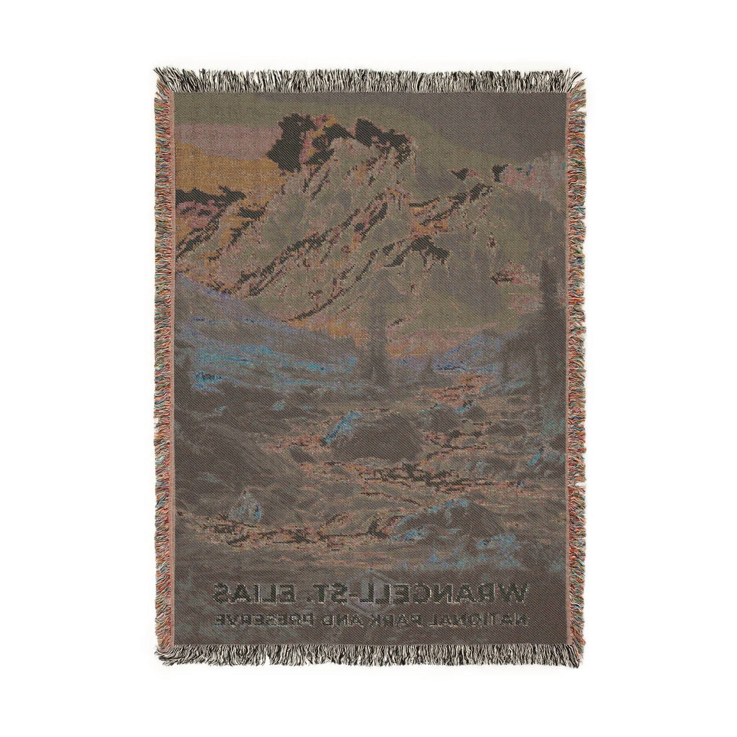 Wrangell-St. Elias National Park Woven Blanket | S16