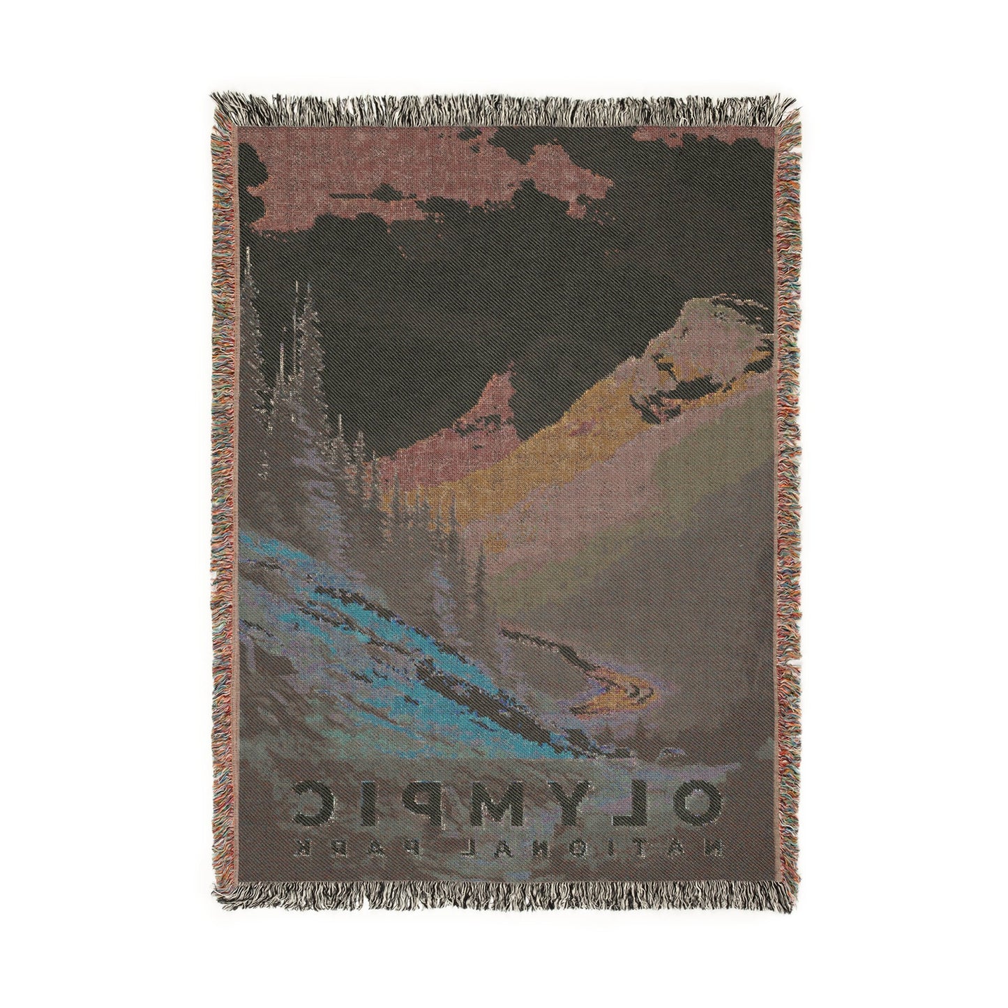 Olympic National Park Woven Blanket | S06