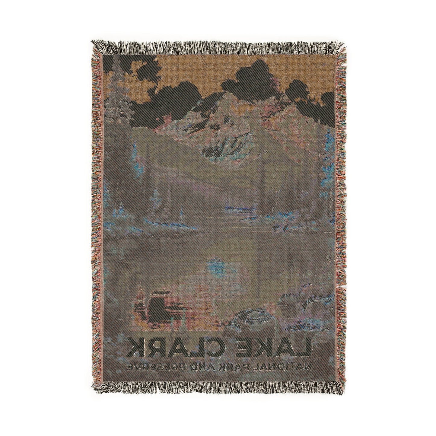 Lake Clark National Park Woven Blanket | S18