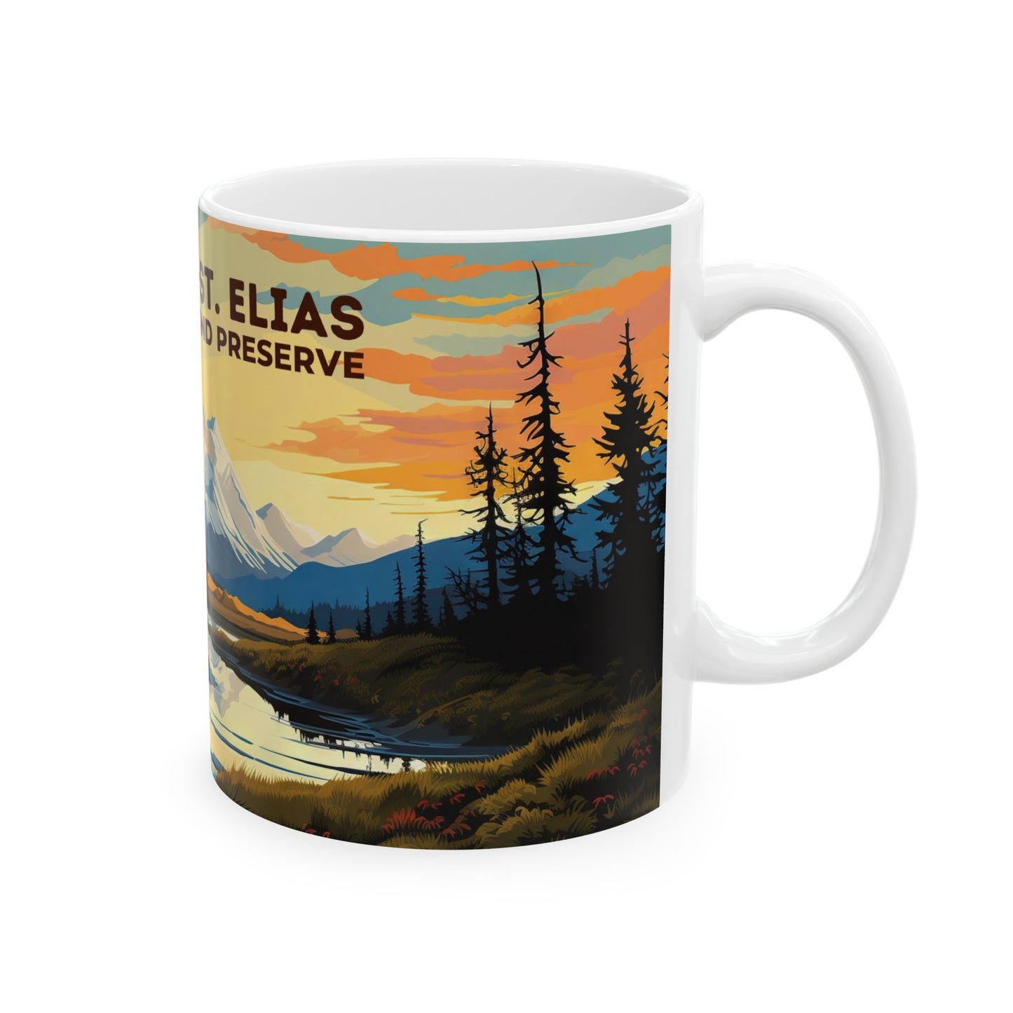 Wrangell-St. Elias National Park Mug | White Ceramic Mug (11oz, 15oz)