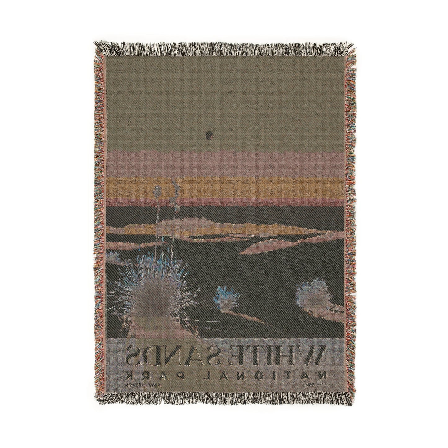 White Sands National Park Woven Blanket | S03