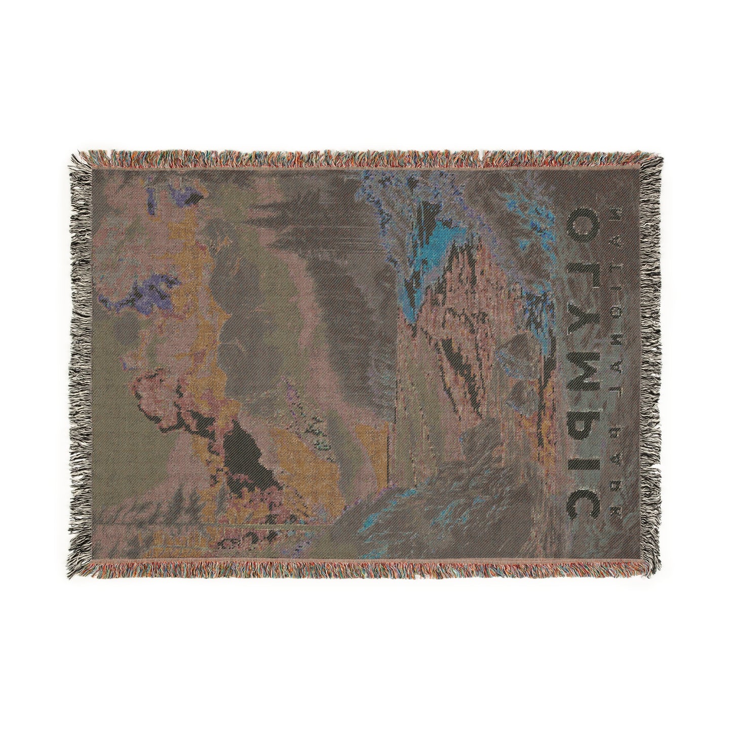 Olympic National Park Woven Blanket | S16
