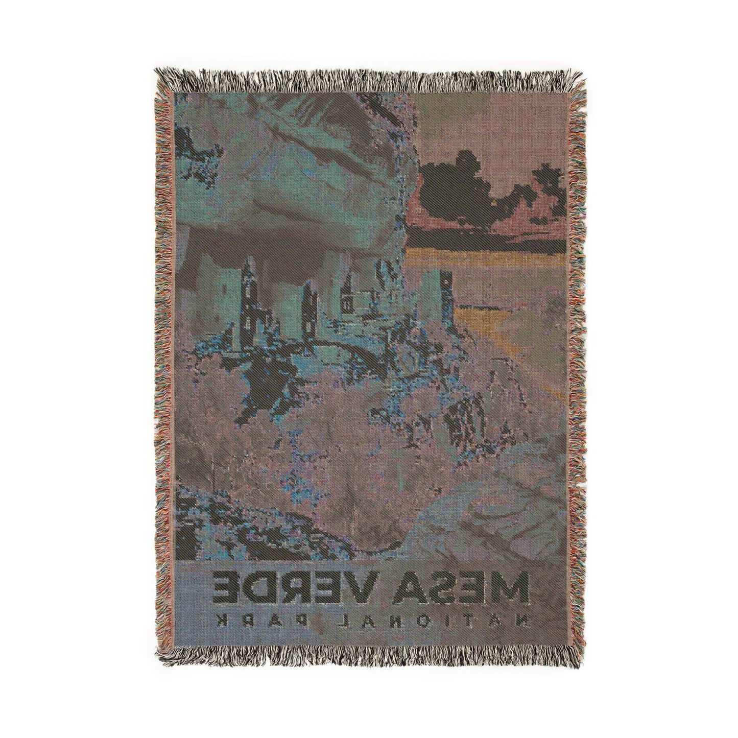 Mesa Verde National Park Woven Blanket | S18