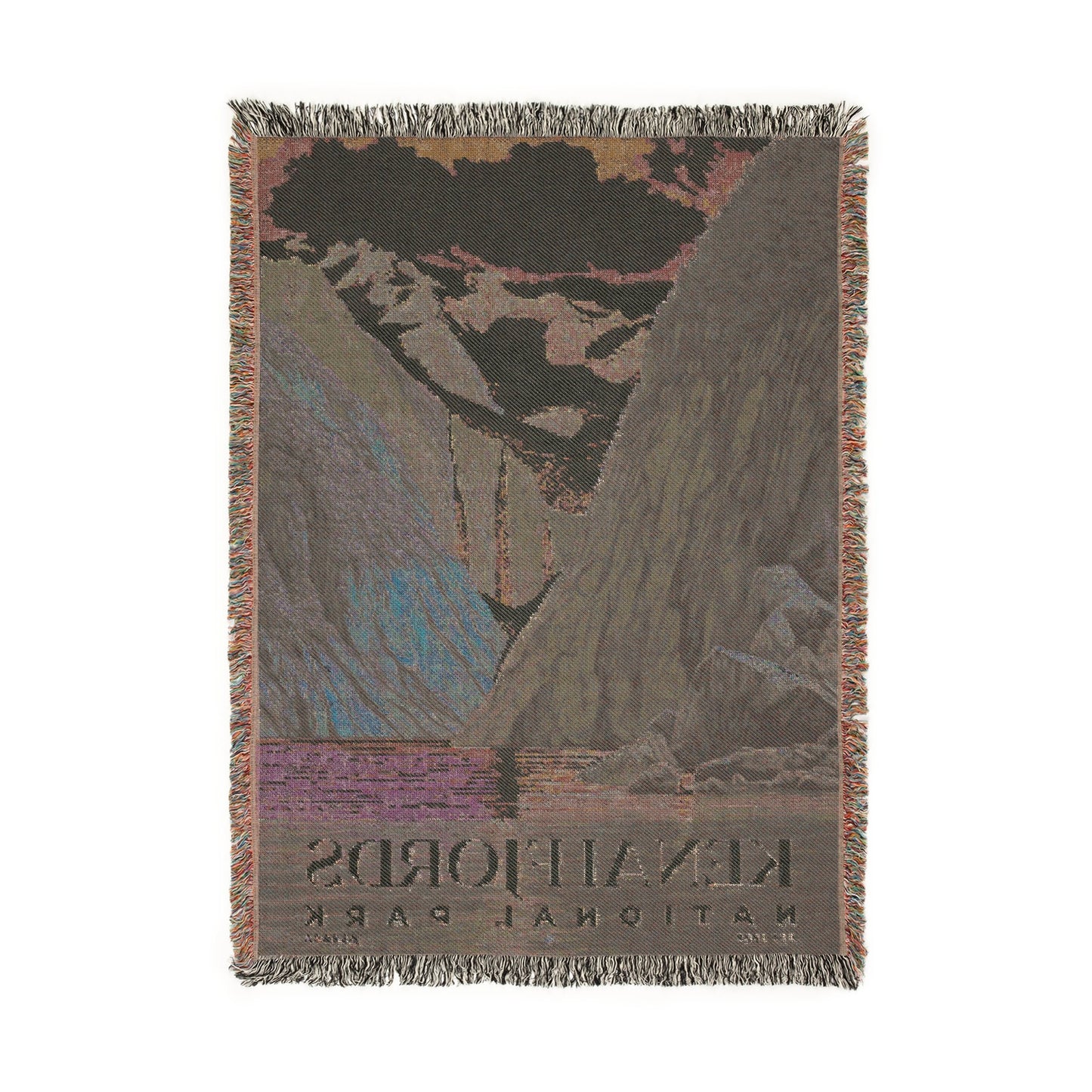 Kenai Fjords National Park Woven Blanket | S02