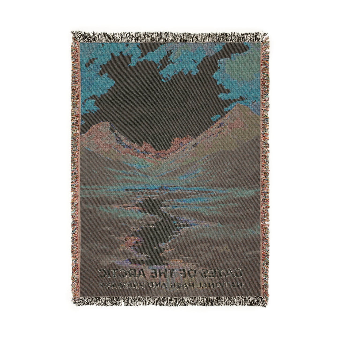 Gates of the Arctic National Park Woven Blanket | S06