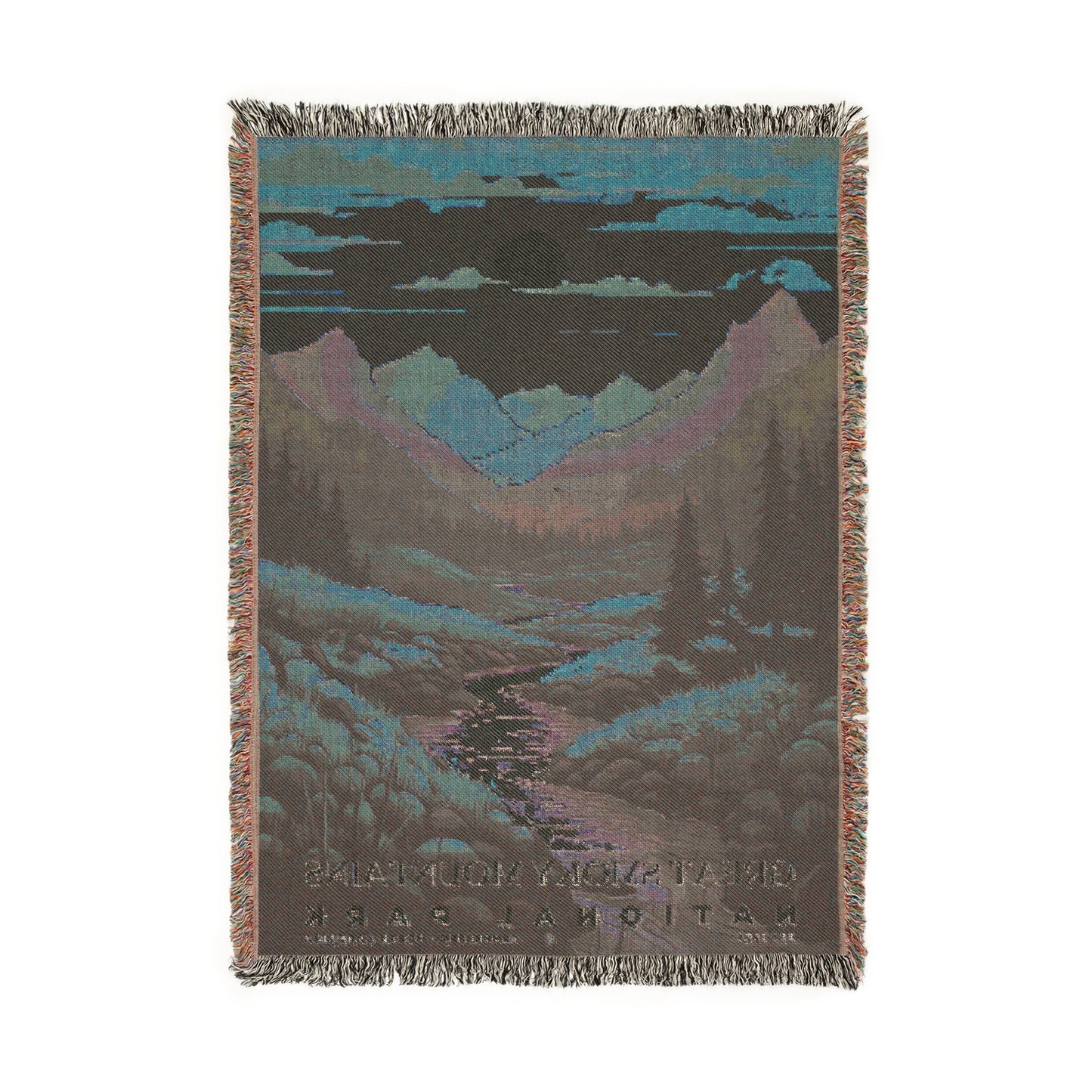 Great Smoky Mountains National Park Woven Blanket | S05