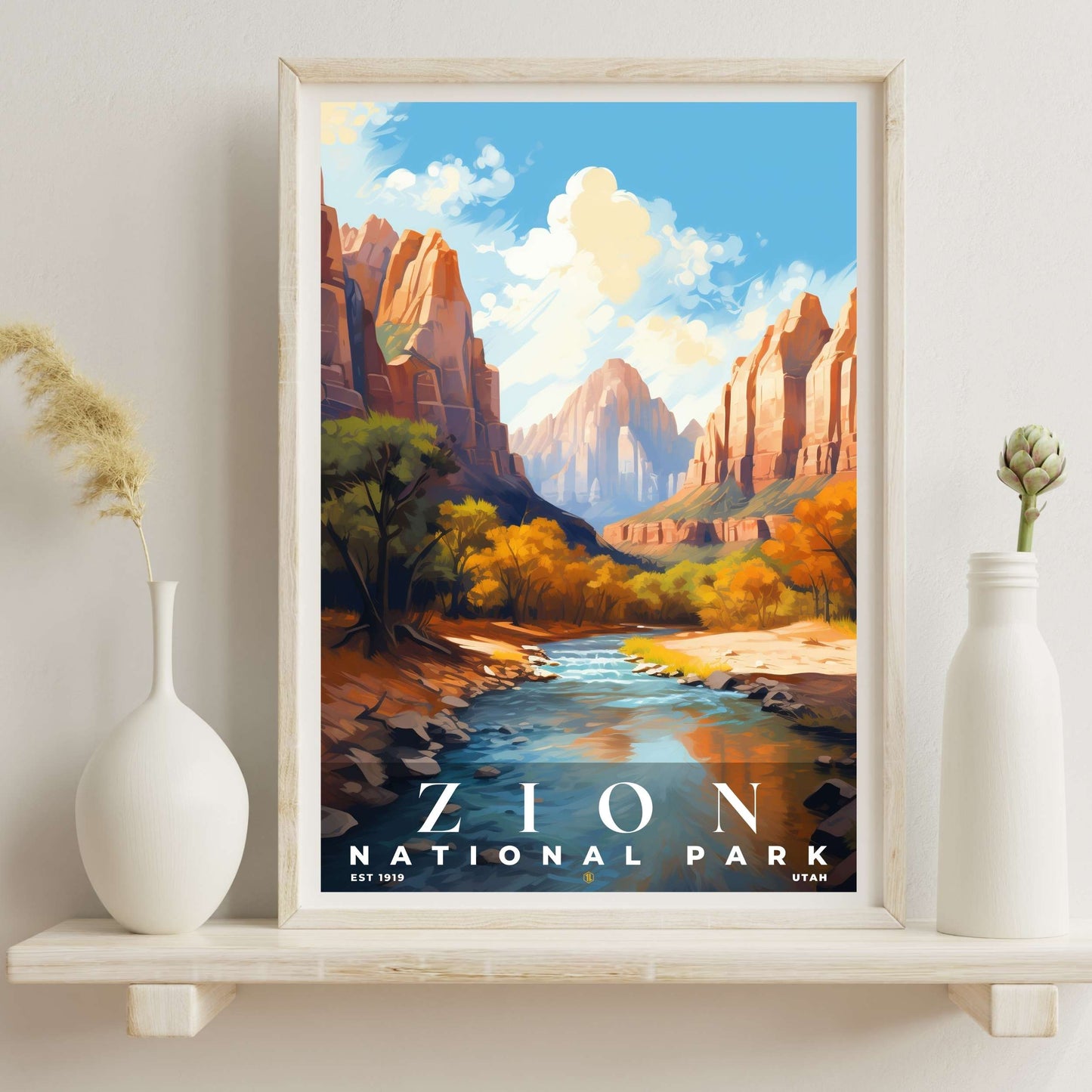 Zion National Park Poster | S06