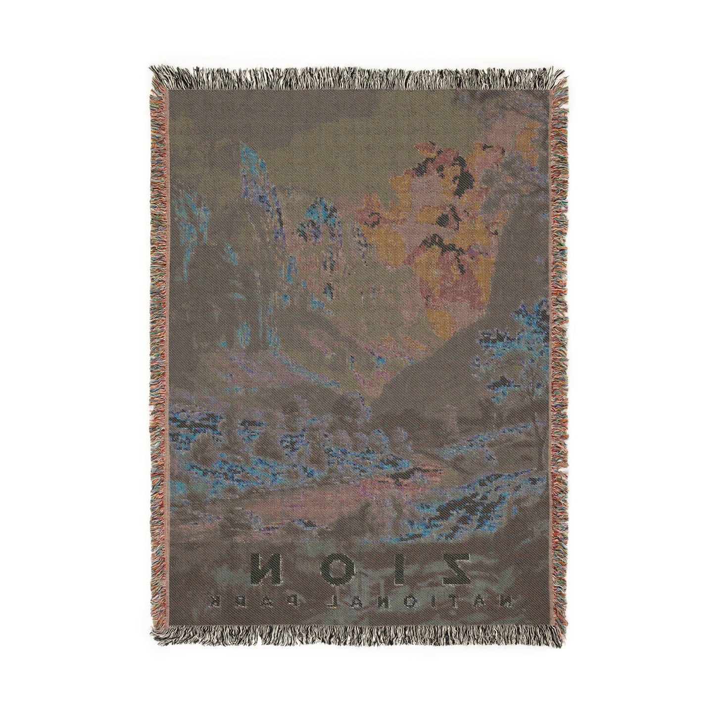 Zion National Park Woven Blanket | S16