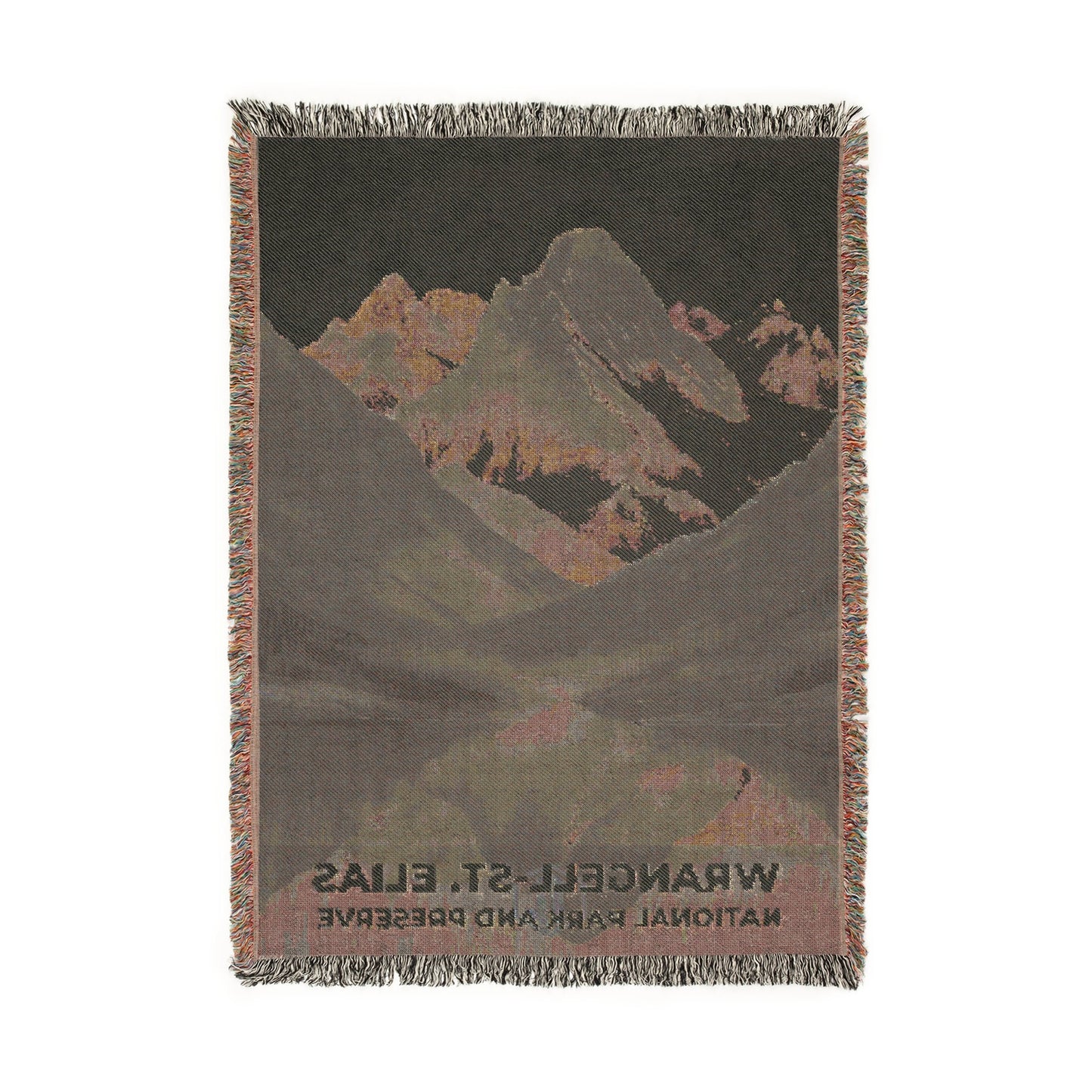 Wrangell-St. Elias National Park Woven Blanket | S20