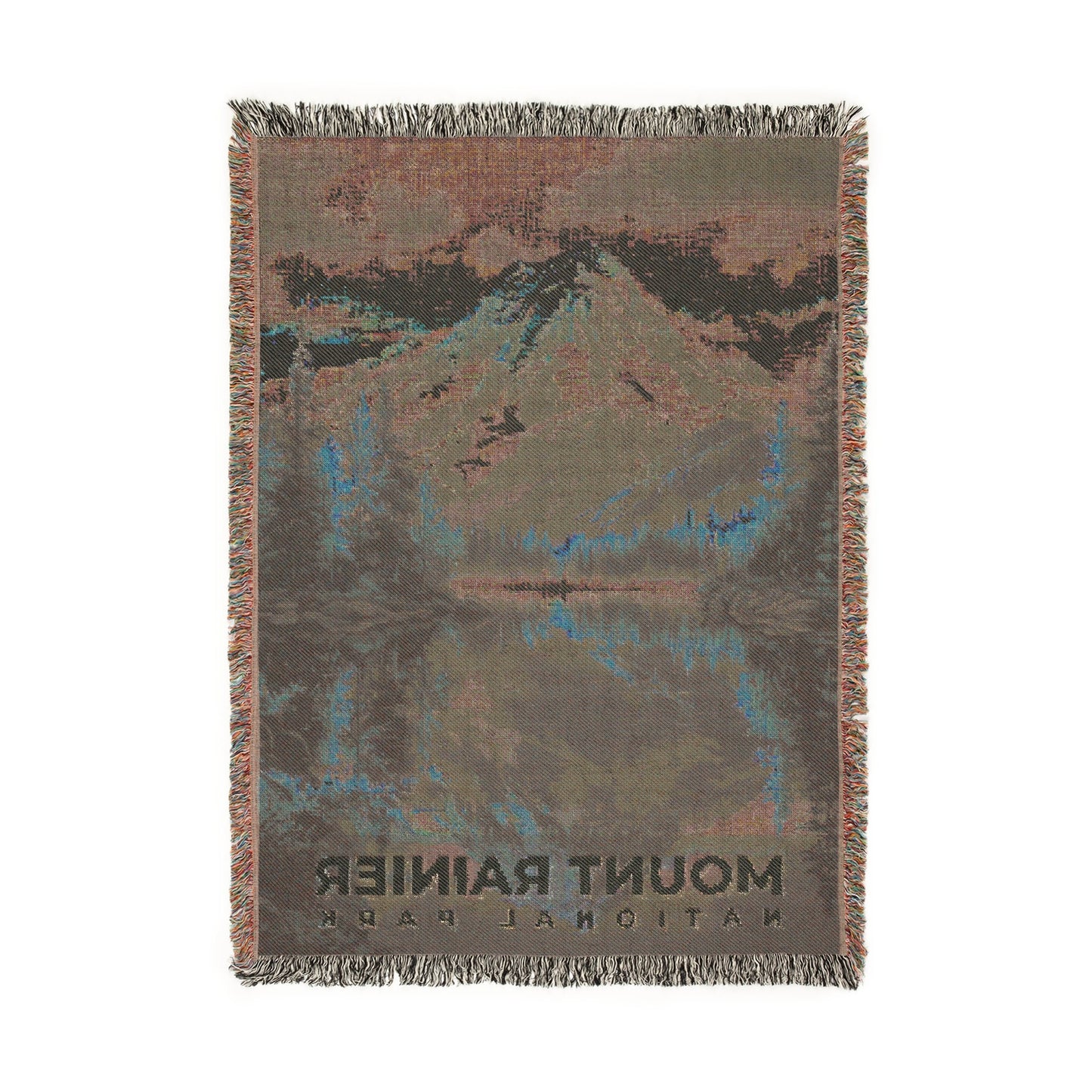 Mount Rainier National Park Woven Blanket | S18