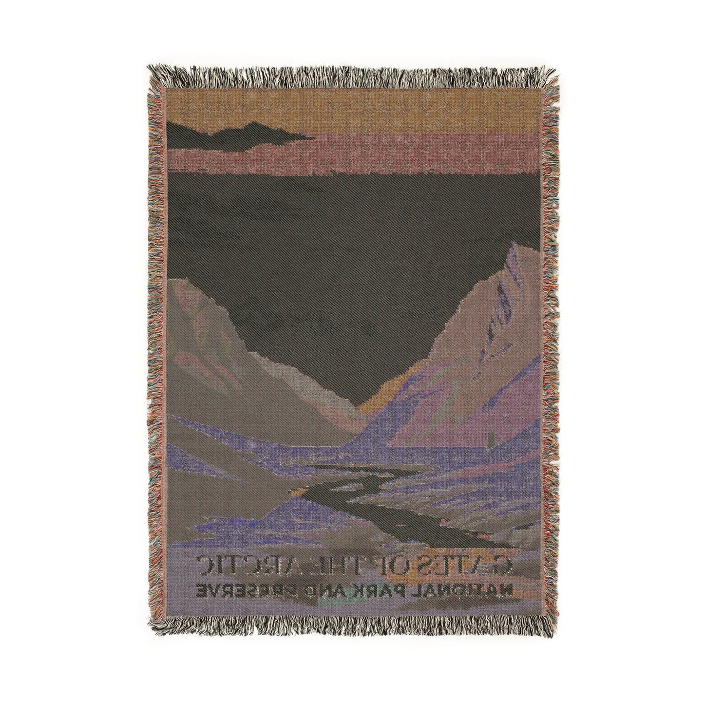 Gates of the Arctic National Park Woven Blanket | S01