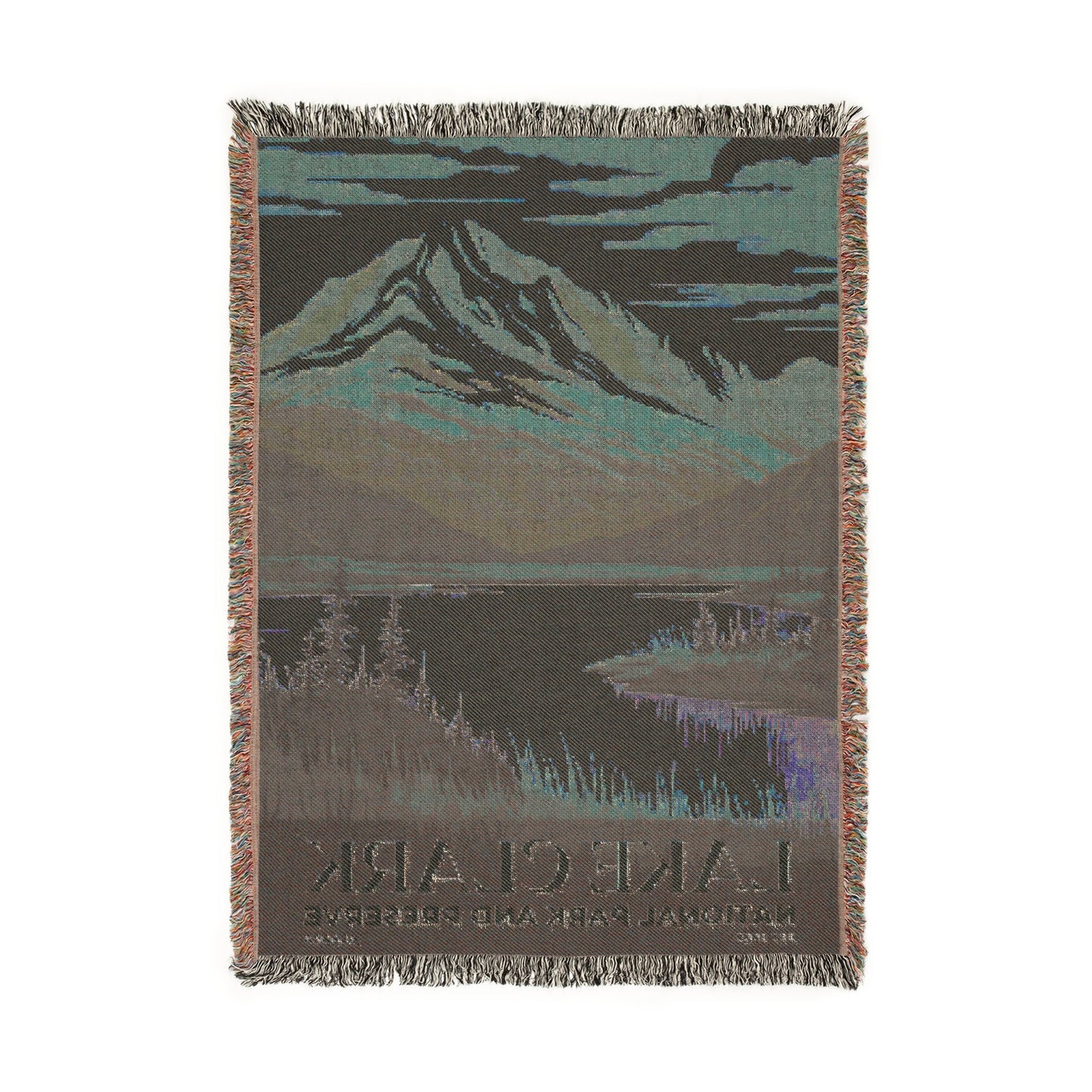 Lake Clark National Park Woven Blanket | S03