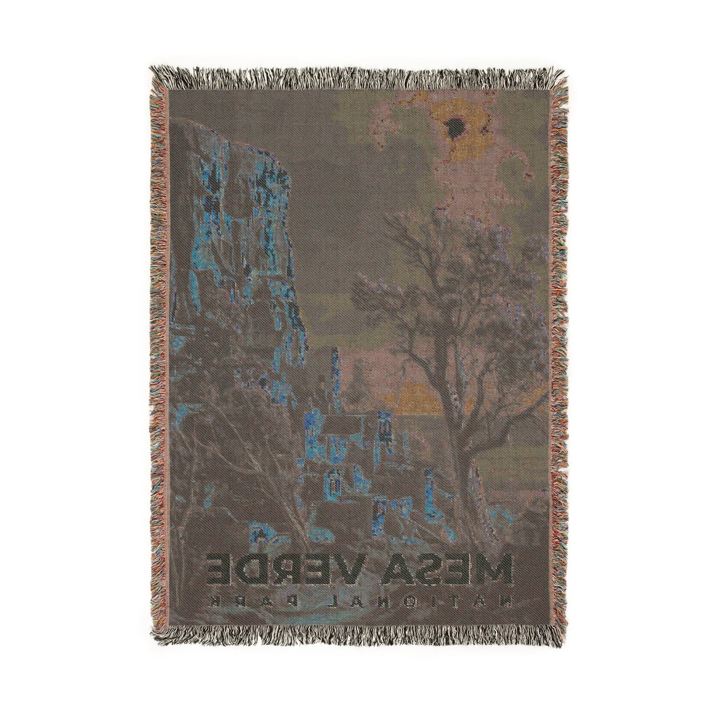 Mesa Verde National Park Woven Blanket | S16