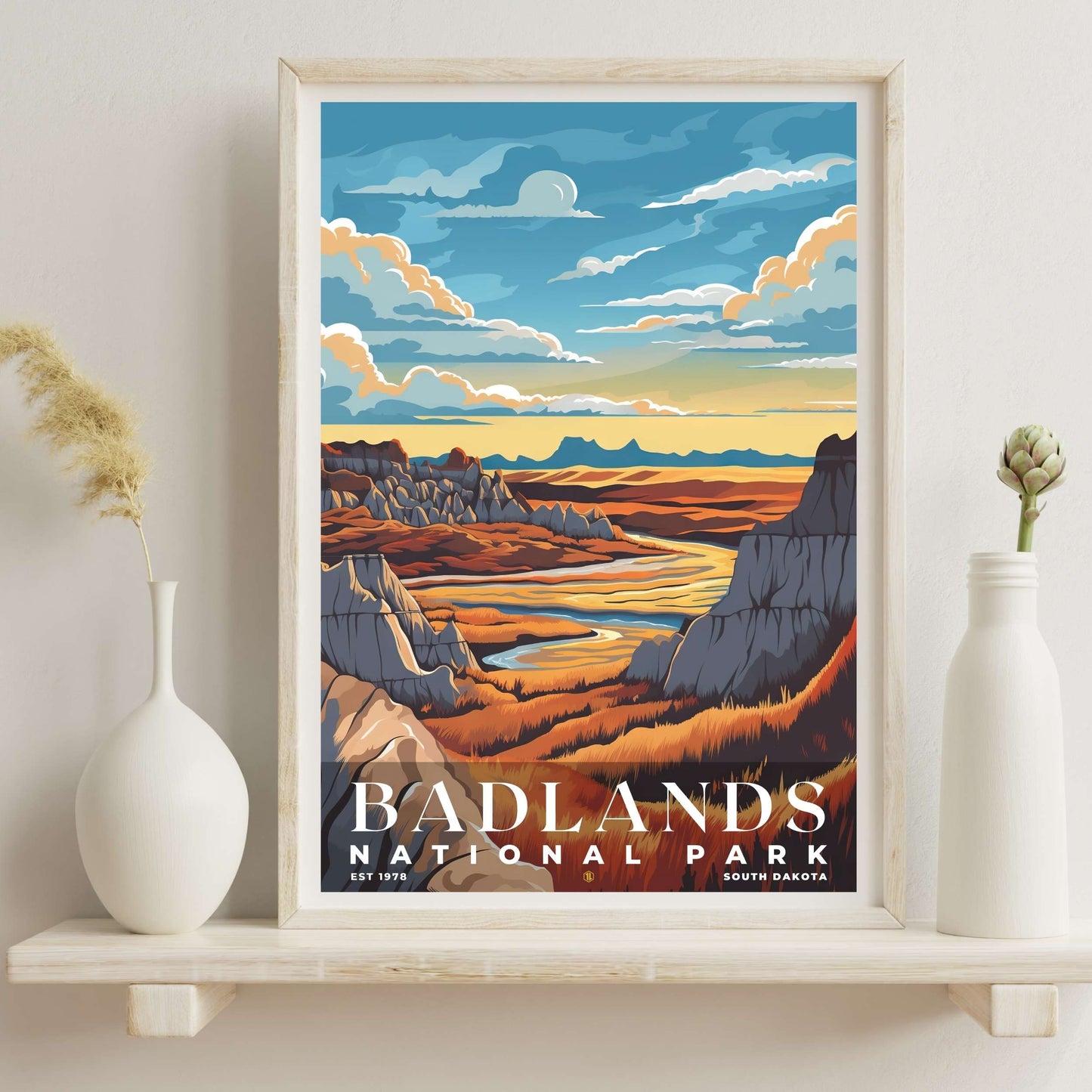 Badlands National Park Poster | S05
