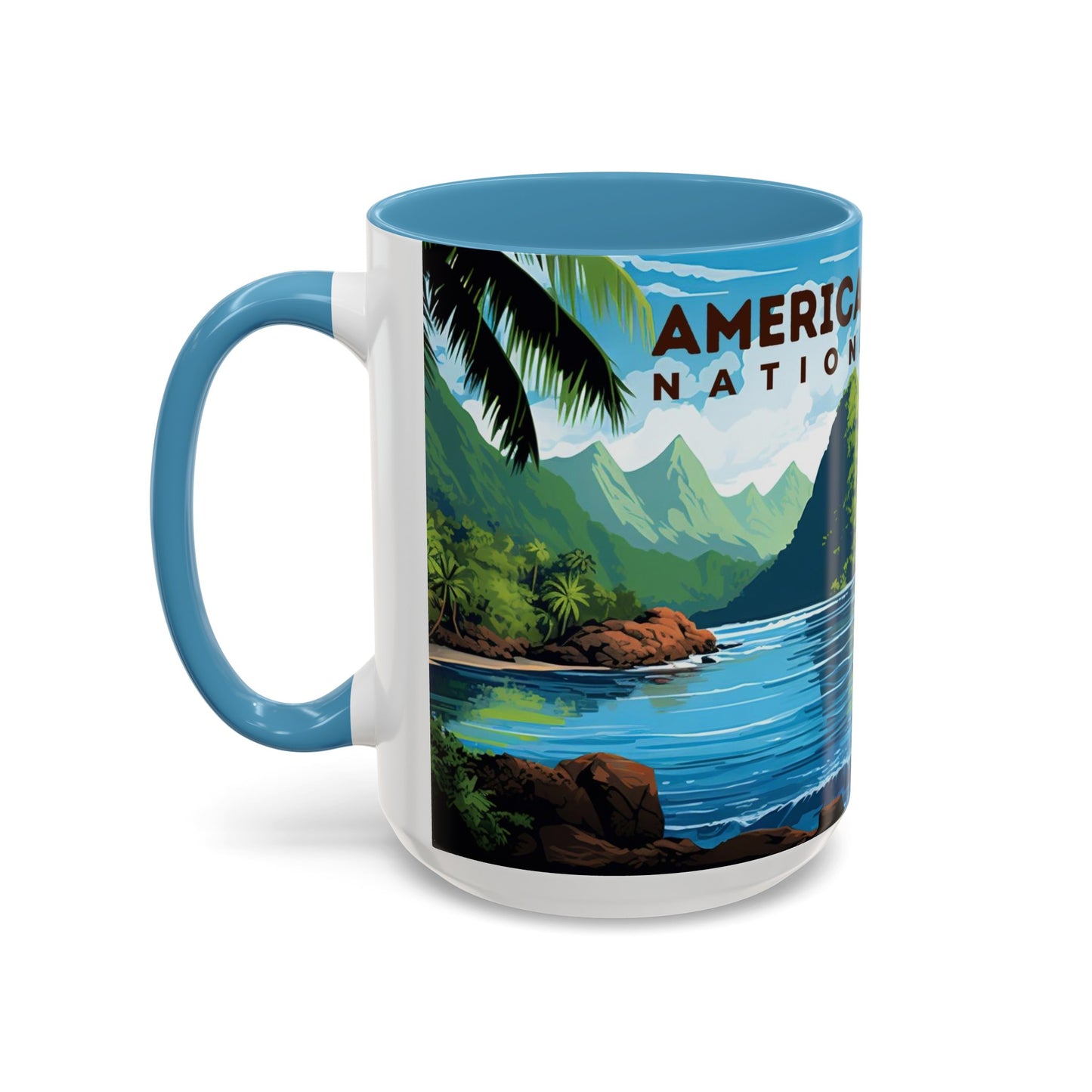 American Samoa National Park Mug | Accent Coffee Mug (11, 15oz)