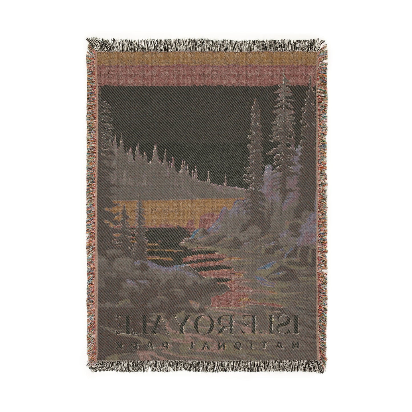 Isle Royale National Park Woven Blanket | S01
