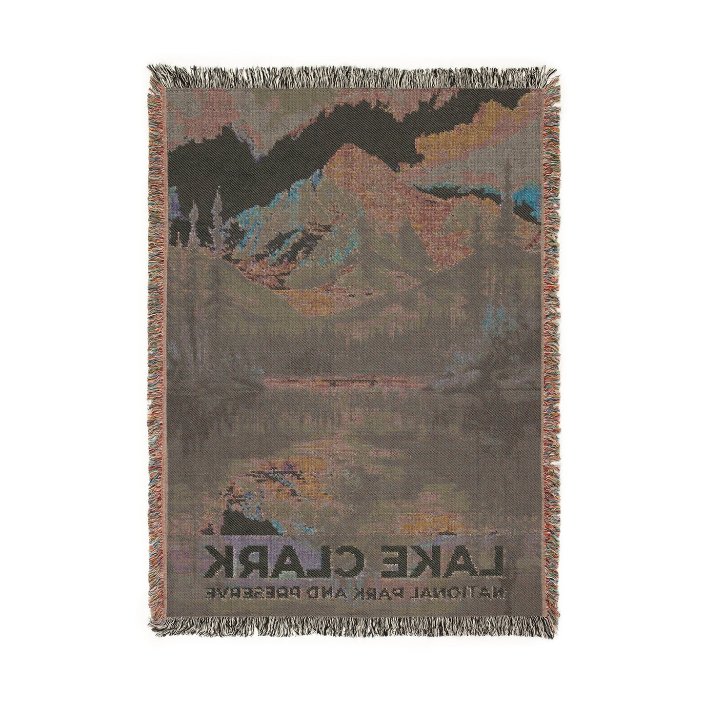 Lake Clark National Park Woven Blanket | S11