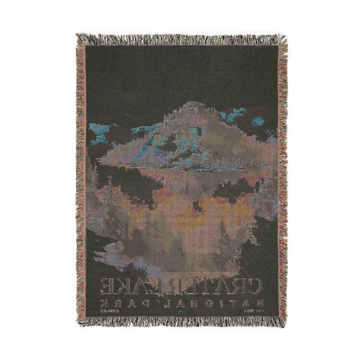 Crater Lake National Park Woven Blanket | S04