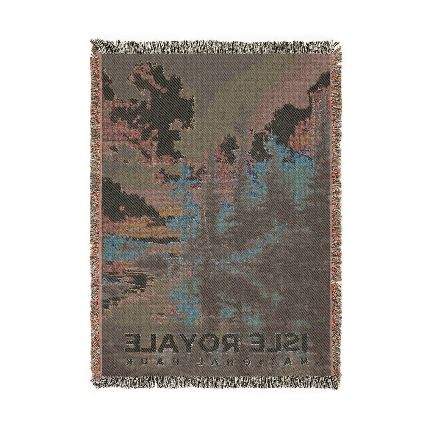 Isle Royale National Park Woven Blanket | S13