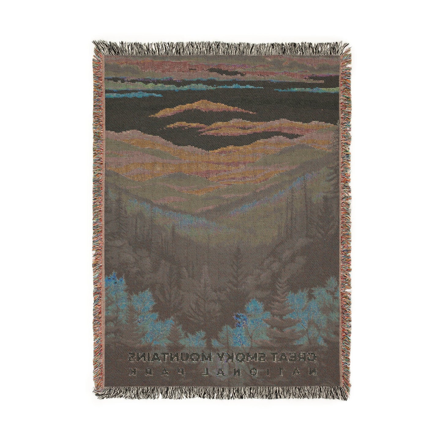 Great Smoky Mountains National Park Woven Blanket | S11
