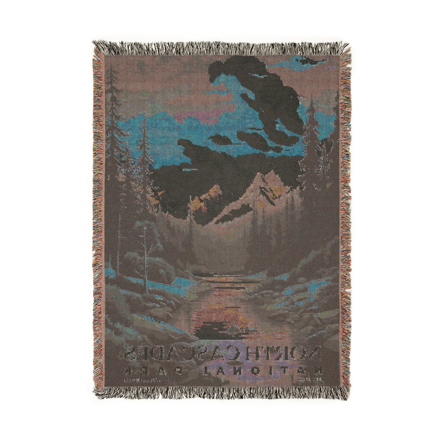 North Cascades National Park Woven Blanket | S05