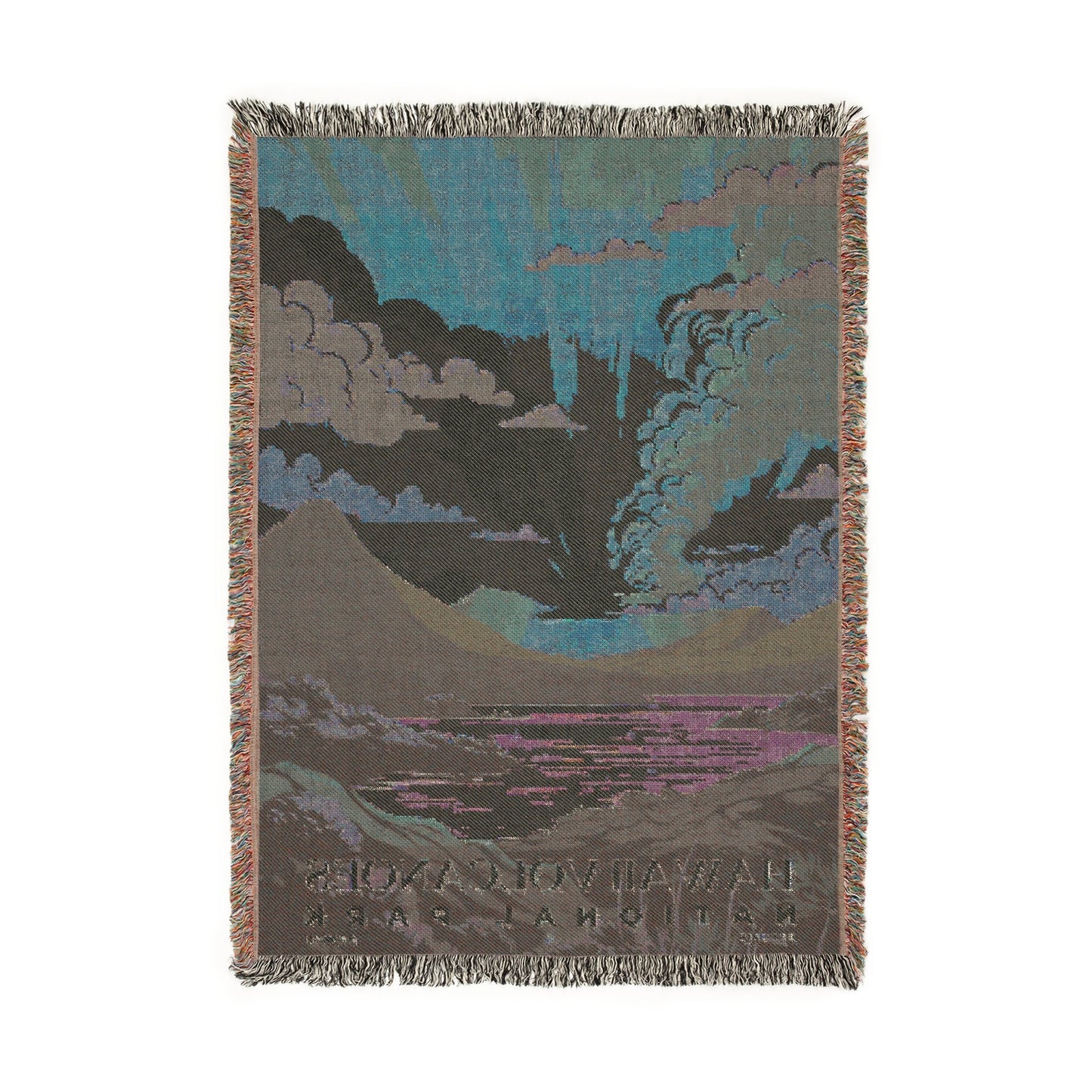 Hawaii Volcanoes National Park Woven Blanket | S05