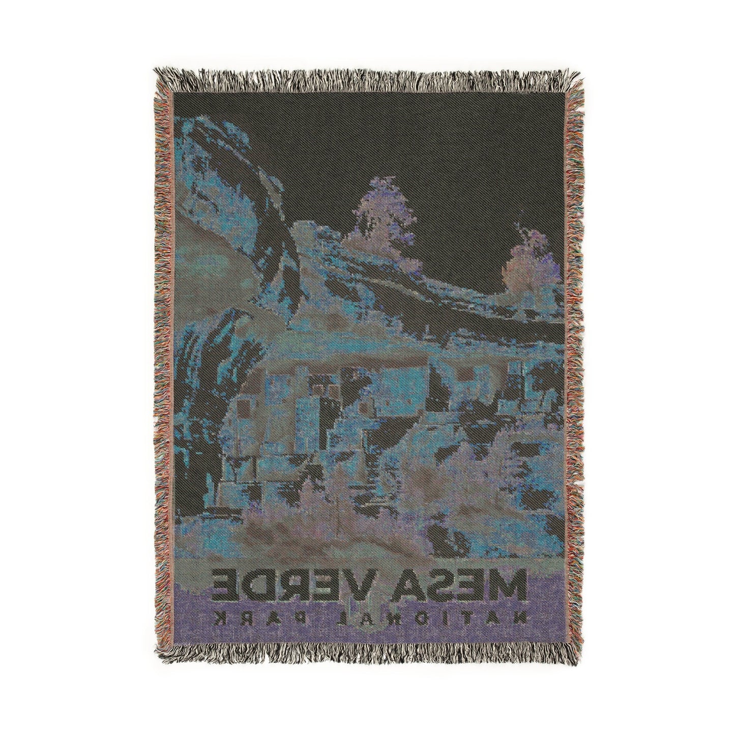 Mesa Verde National Park Woven Blanket | S08