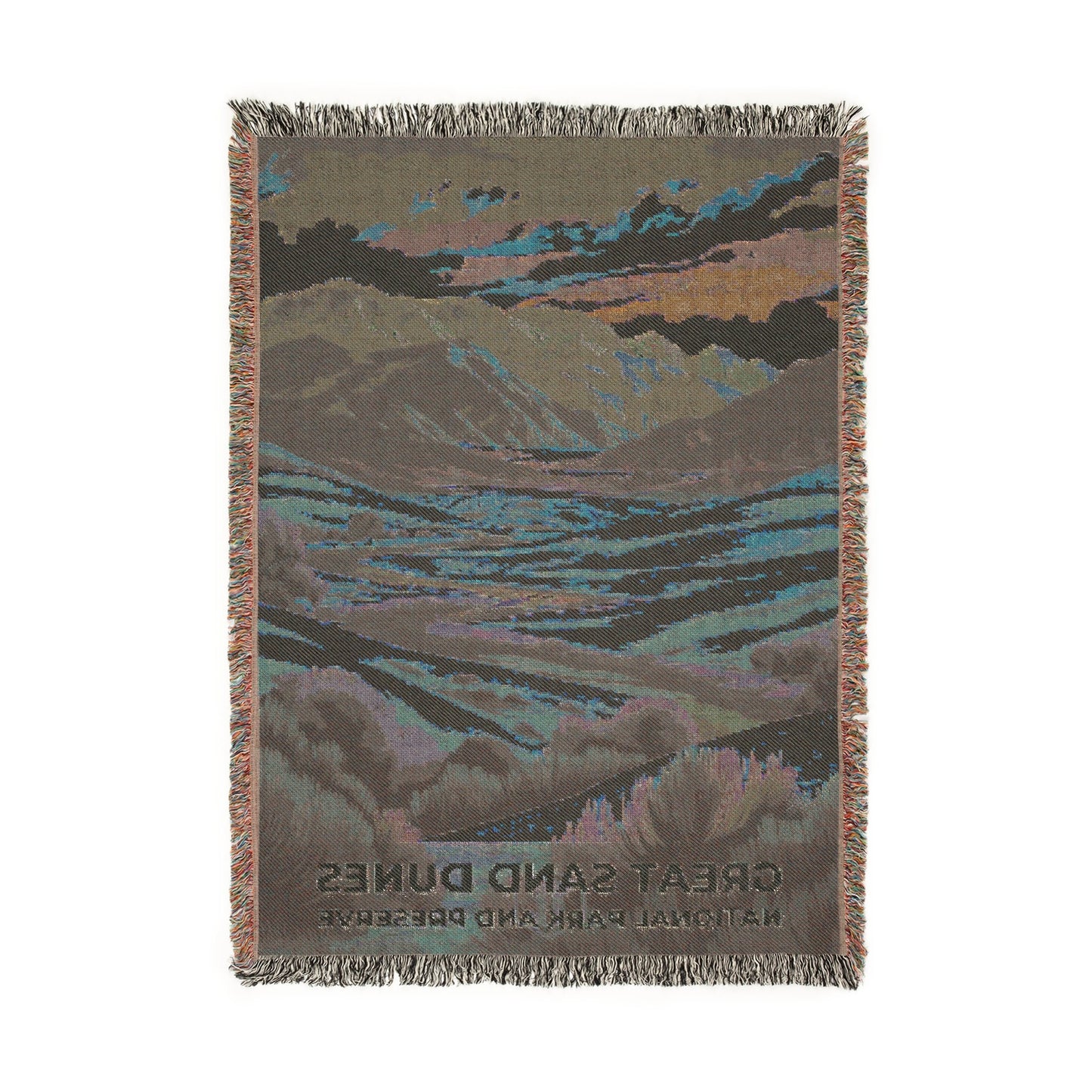 Great Sand Dunes National Park Woven Blanket | S11