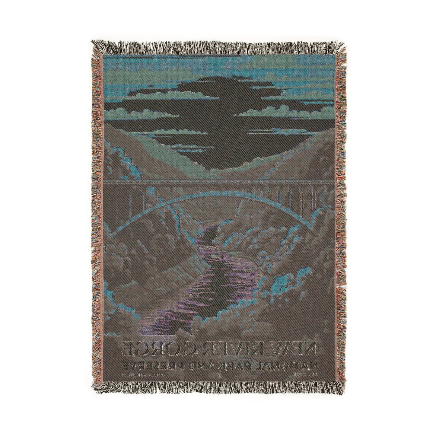 New River Gorge National Park Woven Blanket | S05