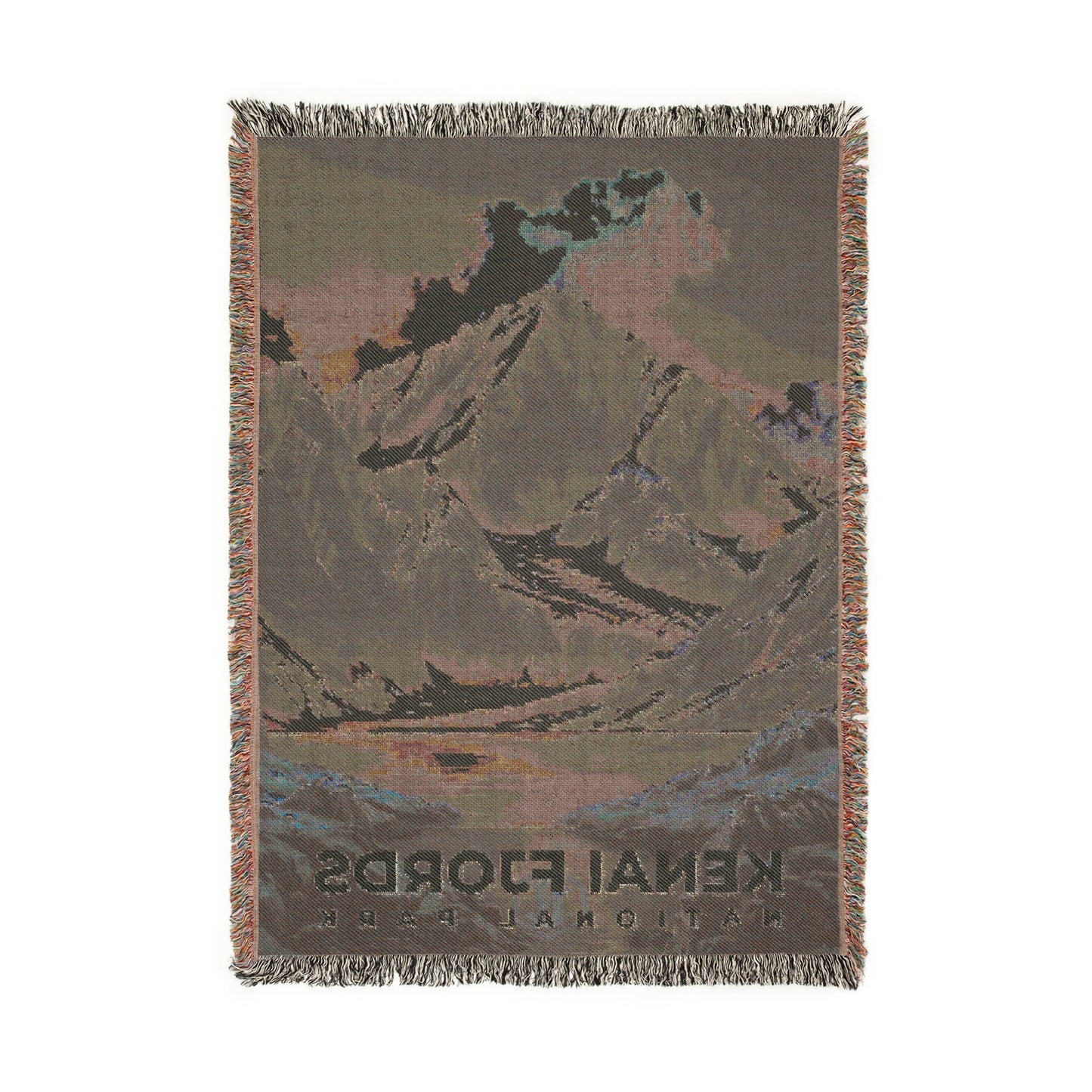 Kenai Fjords National Park Woven Blanket | S16