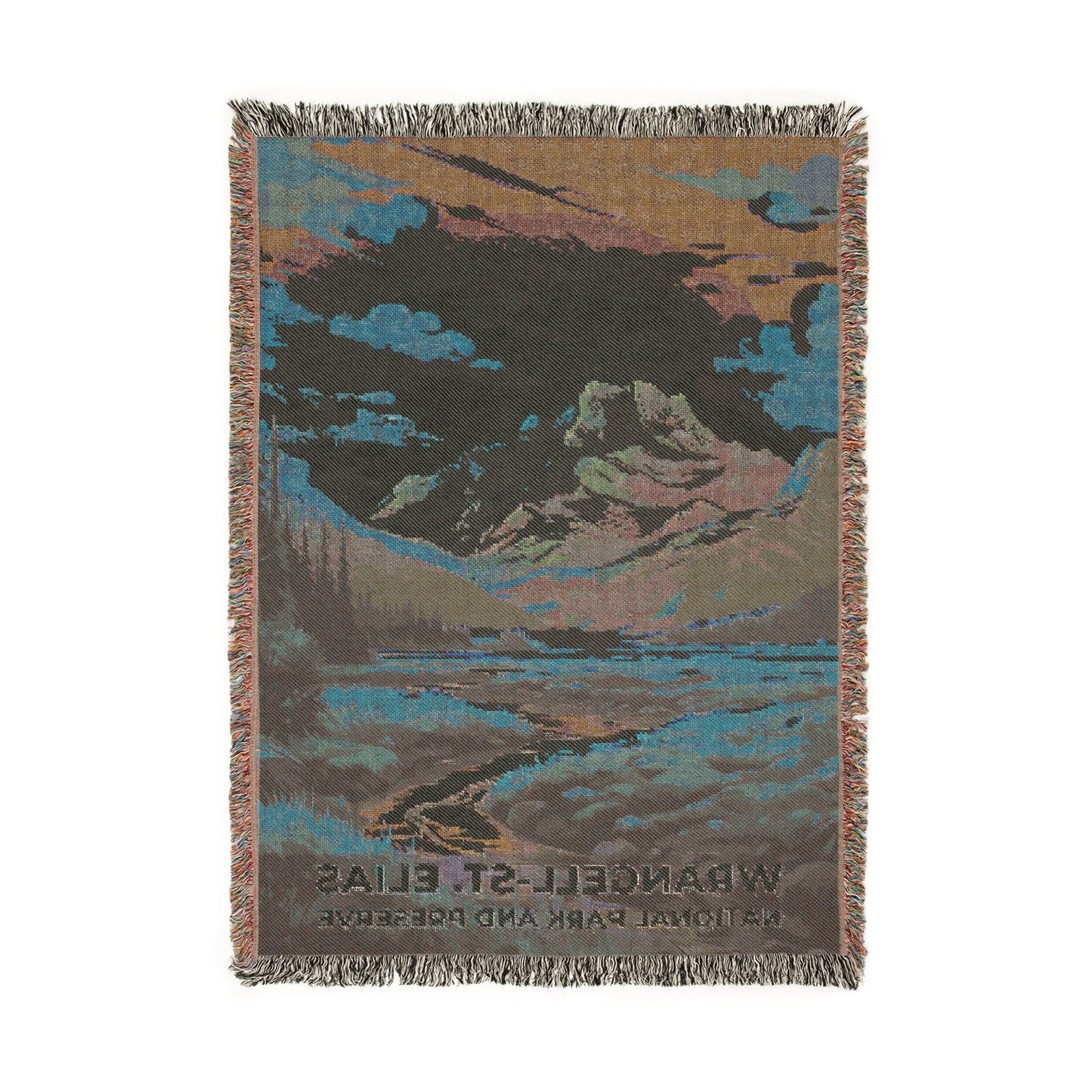 Wrangell-St. Elias National Park Woven Blanket | S06