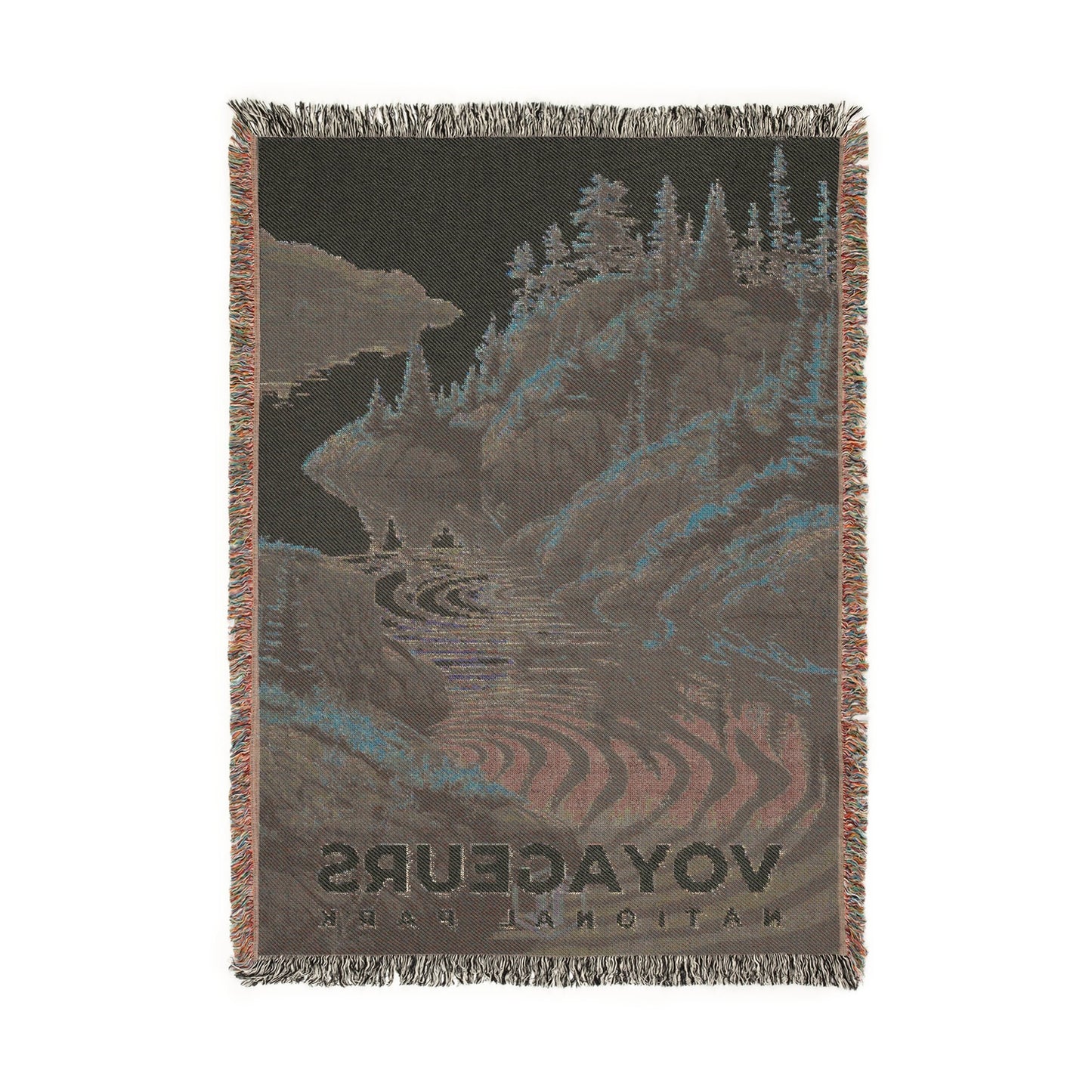 Voyageurs National Park Woven Blanket | S19